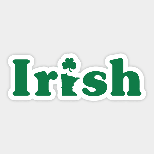 Minnesota Irish II Sticker by mjheubach